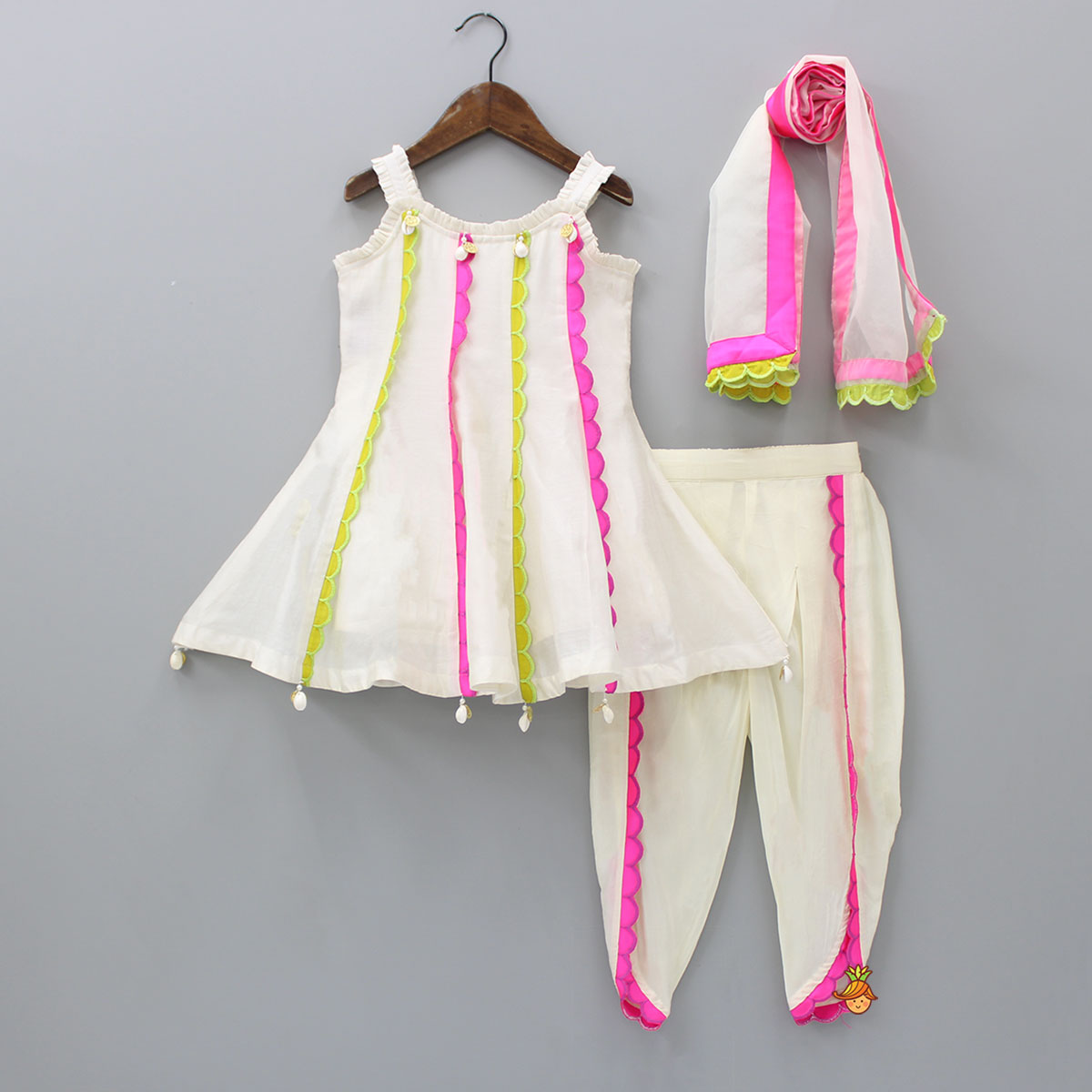 Designer Cotton Kurti With Dhoti Set For Women And Girls Kurta Pant Set |  eBay